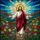 Jesus Christ Stained Glass Tiffany Style - Radiant Sun Halo Garden Faith Home Decor Stained Glass Suncatcher - 5
