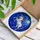 Majestic White Unicorn Stained Glass Full Moon Art - Tiffany Style Fantasy Home Decor Stained Glass Suncatcher - 3