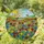 Tiffany Stained Glass Wildflower Meadow Honeybee Sun Jewel Tone Rural Landscape Decor Stained Glass Suncatcher - 1