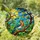 Stained Glass Singing Bird & Moon Mosaic - Intricate Tiffany Style Nature Home Decor Stained Glass Suncatcher - 1