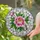 Pink Peony Flower Stained Glass Art - Intricate Tiffany Mosaic Jewel Tones Floral Design Stained Glass Suncatcher - 2