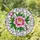 Pink Peony Flower Stained Glass Art - Intricate Tiffany Mosaic Jewel Tones Floral Design Stained Glass Suncatcher - 1
