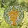 Vibrant Cascading Ginkgo Leaves Tiffany Stained Glass Art - Autumn Colors Mosaic Panel Stained Glass Suncatcher - 1