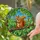 Squirrel Acorn Tree Branch Forest Foliage Stained Glass Art - Jewel Tone Tiffany Style Decor Stained Glass Suncatcher - 2