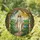 Jesus Christ Walking Stone Path Stained Glass Tiffany Art - Religious Spiritual Decor Stained Glass Suncatcher - 1