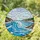 Tiffany Style Stained Glass Ocean Waves Rocky Coastline Sea Foam Mosaic Sky Jewel Tone Colors Stained Glass Suncatcher - 1