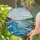 Tiffany Style Stained Glass Ocean Waves Rocky Coastline Sea Foam Mosaic Sky Jewel Tone Colors Stained Glass Suncatcher - 2