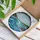 Tiffany Style Stained Glass Ocean Waves Rocky Coastline Sea Foam Mosaic Sky Jewel Tone Colors Stained Glass Suncatcher - 3