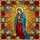 Virgin Mary Stained Glass Floral Sunburst Tiffany Style - Prayer Devotion Gift Stained Glass Suncatcher - 5
