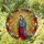 Virgin Mary Stained Glass Floral Sunburst Tiffany Style - Prayer Devotion Gift Stained Glass Suncatcher - 1