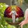 Jesus Christ Lamb Stained Glass Tiffany Style - Radiant Sunburst Landscape Art Stained Glass Suncatcher - 2