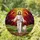 Jesus Christ Lamb Stained Glass Tiffany Style - Radiant Sunburst Landscape Art Stained Glass Suncatcher - 1