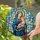 Virgin Mary Baby Jesus Stained Glass Tiffany Mosaic Art - Christian Spiritual Decor Gift Stained Glass Suncatcher - 2