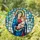 Virgin Mary Baby Jesus Stained Glass Tiffany Mosaic Art - Christian Spiritual Decor Gift Stained Glass Suncatcher - 1