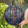 Intricate Seahorse Stained Glass Art - Tiffany Style Jewel Tone Gothic Window Mosaic Decor Stained Glass Suncatcher - 2