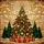 Traditional Stained Glass Christmas Tree Presents Golden Star Ornaments - Holiday Decor Stained Glass Suncatcher - 5
