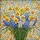 Daffodils Hyacinths Spring Flowers Bouquet Intricate Stained Glass Mosaic Window Art Decor Stained Glass Suncatcher - 5