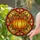 Large Plump Pumpkin Stained Glass Mosaic - Tiffany Style Jewel Tone Geometric Patterns Stained Glass Suncatcher - 2