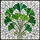 Ginkgo Biloba Stained Glass Leaf Mosaic Tiffany Art Style Emerald Lime Green White Stained Glass Suncatcher - 5