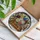 Stained Glass Rose Peony Bouquet - Antique Bookshelf Flowers Art Reader Gift Stained Glass Suncatcher - 3