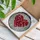 Red Pink Abstract Mosaic Heart Stained Glass Jewel Tones - Tiffany Style Clear Textured Glass Stained Glass Suncatcher - 3