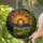 Tiffany Style Stained Glass Sun Mosaic Rolling Hills Cypress Trees Home Accent Stained Glass Suncatcher - 2