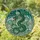 Majestic Green Dragon Stained Glass Art - Emerald Jewel Tones Intricate Scales & Wings Stained Glass Suncatcher - 1