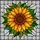Detailed Sunflower Stained Glass Tiffany Mosaic - Intricate Floral Art Window Decor Stained Glass Suncatcher - 5