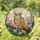 Long-Eared Owls Tulips Moon Stained Glass Tiffany Art Jewel Tones Window Decor Stained Glass Suncatcher - 1
