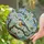 Colorful Translucent Singing Bird on Gnarled Branch Stained Glass Art - Tiffany Style Mosaic Flowers Stained Glass Suncatcher - 2