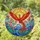 Majestic Phoenix Lotus Sun Tiffany Style Stained Glass Home Decor Stained Glass Suncatcher - 1