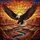 Majestic Bald Eagle Canyon Stained Glass Art - Sunrise Sunset Vista Tiffany Jewel Tones Stained Glass Suncatcher - 5