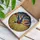Highly Detailed Blue Red Barn Swallow Golden Wheat Tiffany Stained Glass Mosaic Art Stained Glass Suncatcher - 3