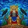 Bearded Norse God Odin Ravens Golden Throne Stained Glass Art Viking Mythology Decor Stained Glass Suncatcher - 5