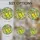 Yellow Lemons Citrus Blossoms Stained Glass Nature Decor - Intricate Botanical Sunlight Mosaic Stained Glass Suncatcher - 4