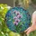 Cascading Orchid Stained Glass - Tiffany Style Jewel Tone Floral Mosaic Intricate Patterns Stained Glass Suncatcher - 2