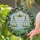 Ornate Golden Balance Scale Wildflowers Foliage Tiffany Style Intricate Jewel Tone Glass Stained Glass Suncatcher - 2