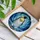 Emperor Penguin Black Orange Gold Chest Stained Glass - Tiffany Icy Water Mosaic Stained Glass Suncatcher - 3