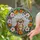 Tabby Cat Floral Stained Glass Wreath - Tiffany Style Molly Personalized Home Decor Gift Stained Glass Suncatcher - 2