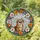 Tabby Cat Floral Stained Glass Wreath - Tiffany Style Molly Personalized Home Decor Gift Stained Glass Suncatcher - 1