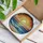Radiant Sun Clouds Ocean Beach Seascape - Tiffany Stained Glass Sunrise Sunset Art Stained Glass Suncatcher - 3