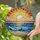 Radiant Sun Clouds Ocean Beach Seascape - Tiffany Stained Glass Sunrise Sunset Art Stained Glass Suncatcher - 2