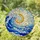 Majestic Ocean Wave Radiant Sun Stained Glass - Tiffany Style Shimmering Droplets Home Decor Stained Glass Suncatcher - 1