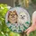 Pomeranian Dogs Stained Glass Art, White Roses, 'Max & Kitty' Cursive - Pet Owner Gift Stained Glass Suncatcher - 2