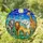 Stained Glass Wildlife Gathering Tiffany Style - Lion Elephant Deer Giraffe Bird Harmony Art Stained Glass Suncatcher - 1