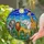 Stained Glass Wildlife Gathering Tiffany Style - Lion Elephant Deer Giraffe Bird Harmony Art Stained Glass Suncatcher - 2