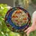 Mushroom Crescent Moon Stained Glass Art - Intricate Tiffany Style Jewel Tones Stained Glass Suncatcher - 2