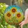 Tiffany Stained Glass Sunflower Mosaic - Swirling Sky Field Nature Window Art Gift Stained Glass Suncatcher - 2