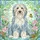 Old English Sheepdog Dog Stained Glass Flowers - Tiffany Mosaic Window Art Home Decor Stained Glass Suncatcher - 5