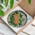 Peach Orange Peony Flowers Stained Glass Art - Tiffany Style Mosaic Floral Home Decor Gift Stained Glass Suncatcher - 3